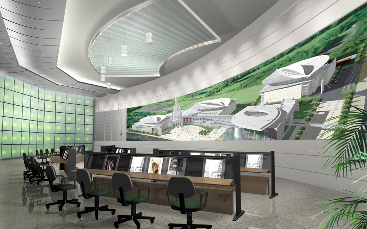 好的監(jiān)控臺概念圖